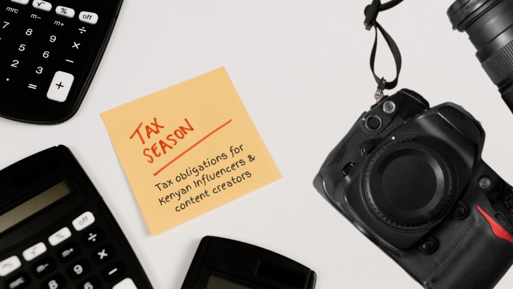 taxes that influencers pay in kenya