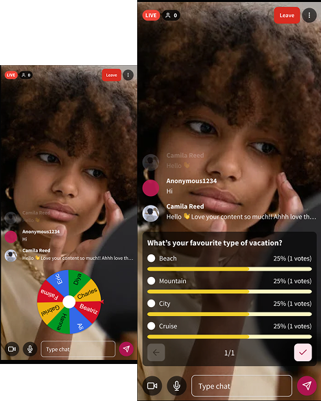 Interactive Games & Trivia