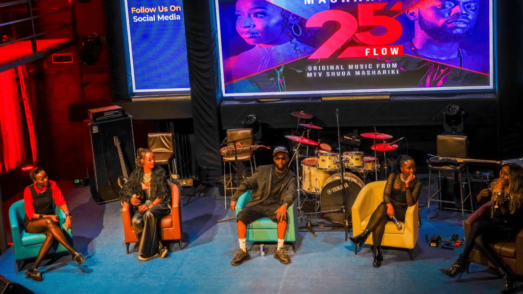 The residents artists greet and meet at the Twiva x 25flow event at homeboyz studios